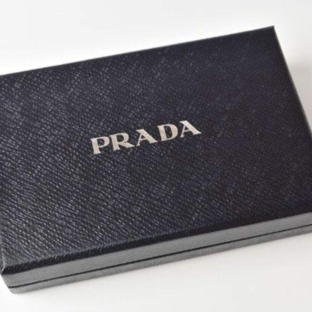 Prada Key Ring Key Holder 2 Pp154 070 F0002 Black - Picture 4 of 4